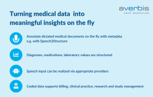 Turning medical data into meaningful insights @Averbis